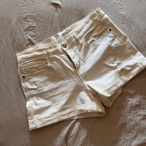 Old Navy White Rockstar Shorts